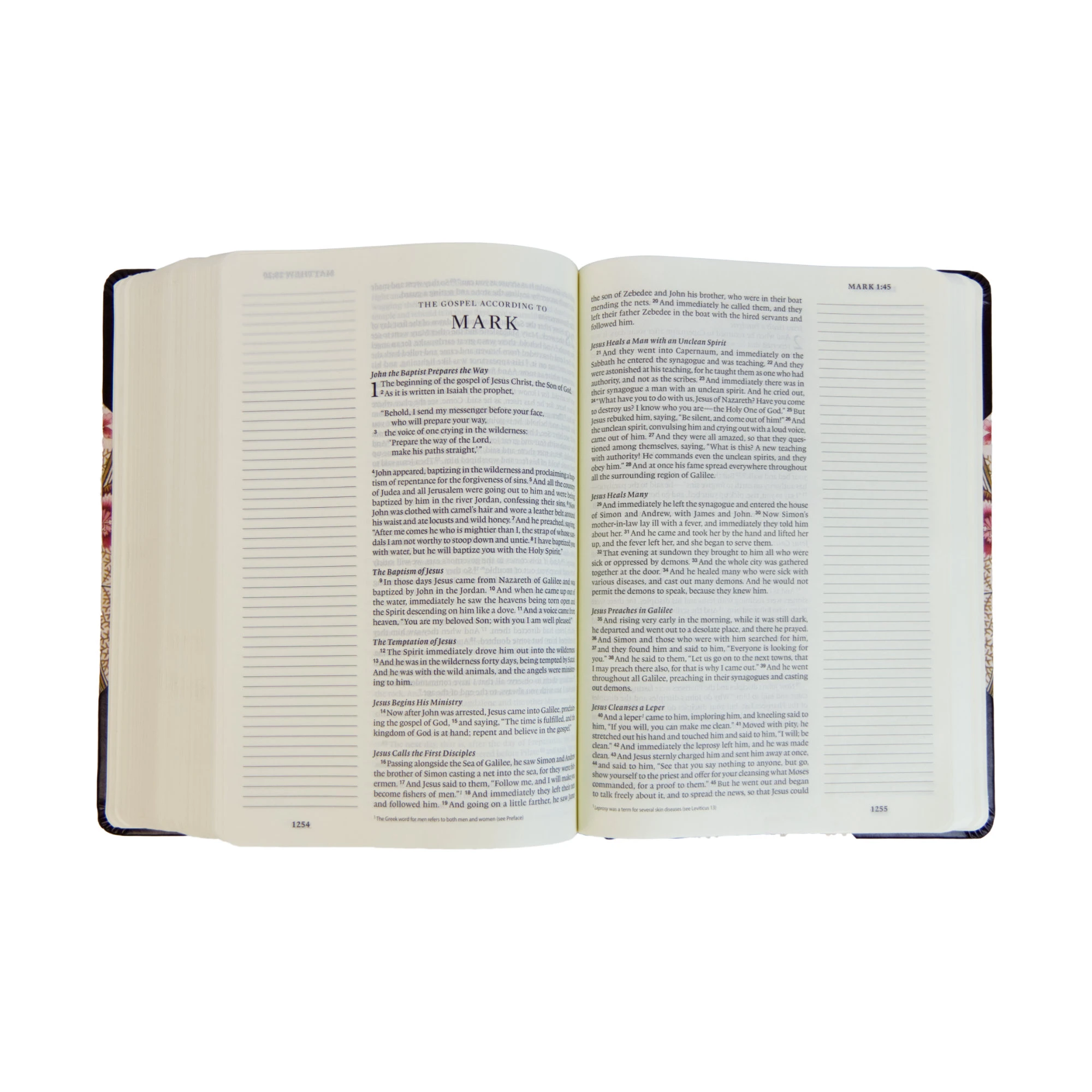Audience: Women ESV Single Column Journaling Bible, Large Print -Summer Garden 6 Audience: Women ESV Single Column Journaling Bible, Large Print -Summer Garden - Image 4