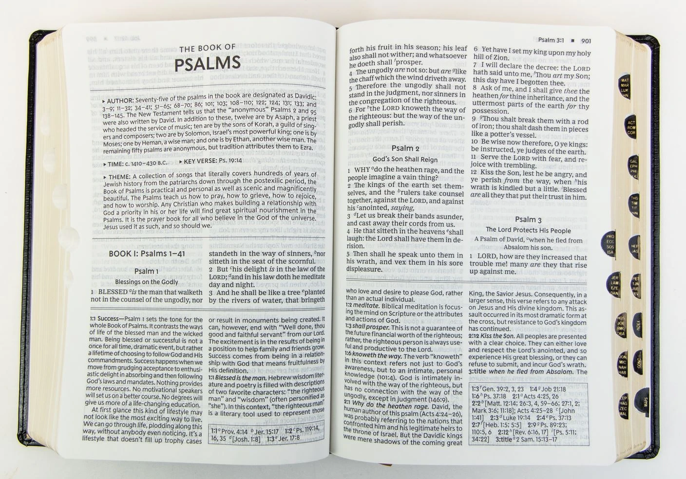 Thomas Nelson KJV Foundation Large Print Black Study Bible, Thumb Indexed 4 Thomas Nelson KJV Foundation Large Print Black Study Bible, Thumb Indexed - Image 2