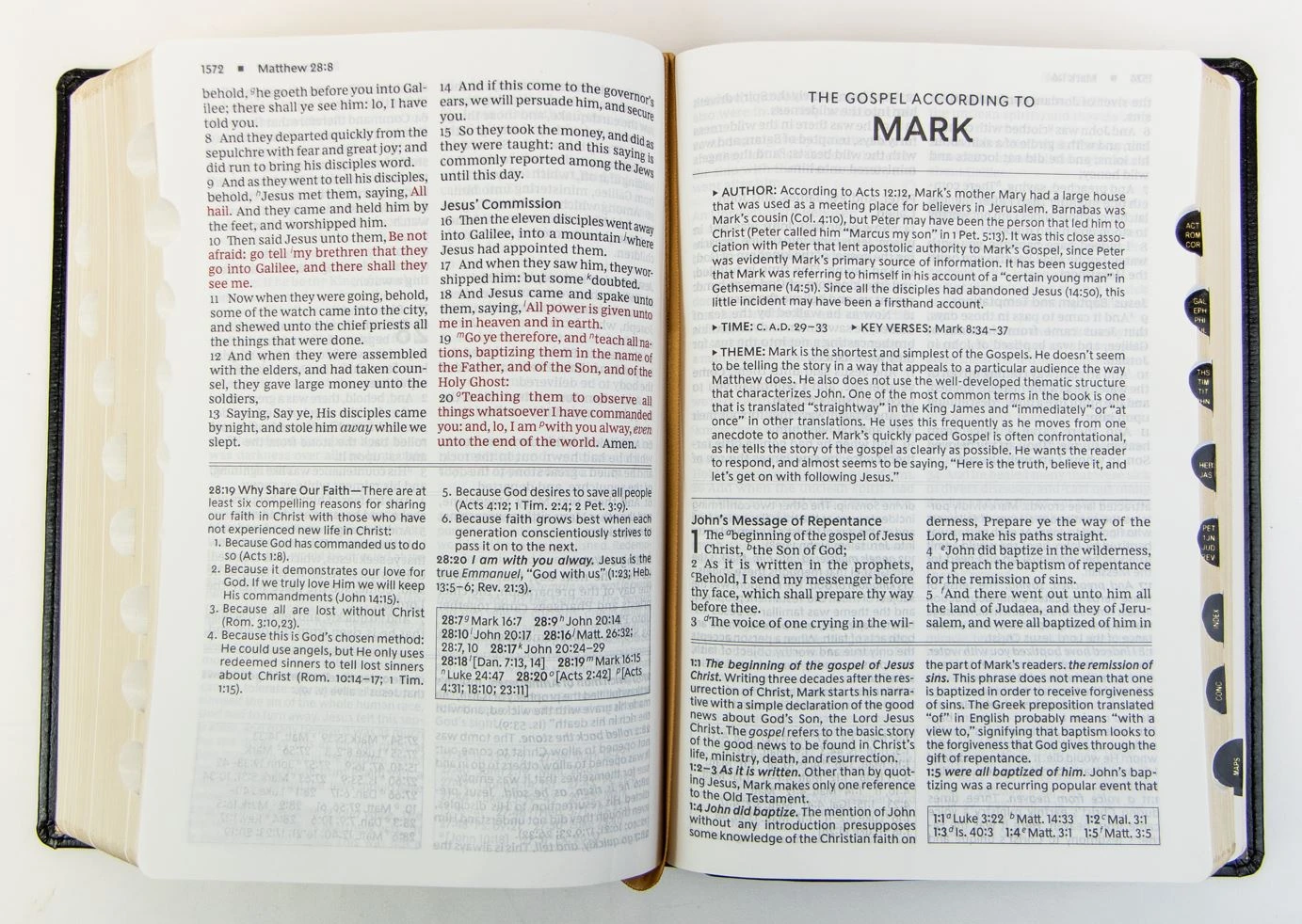 Thomas Nelson KJV Foundation Large Print Black Study Bible, Thumb Indexed 5 Thomas Nelson KJV Foundation Large Print Black Study Bible, Thumb Indexed - Image 3