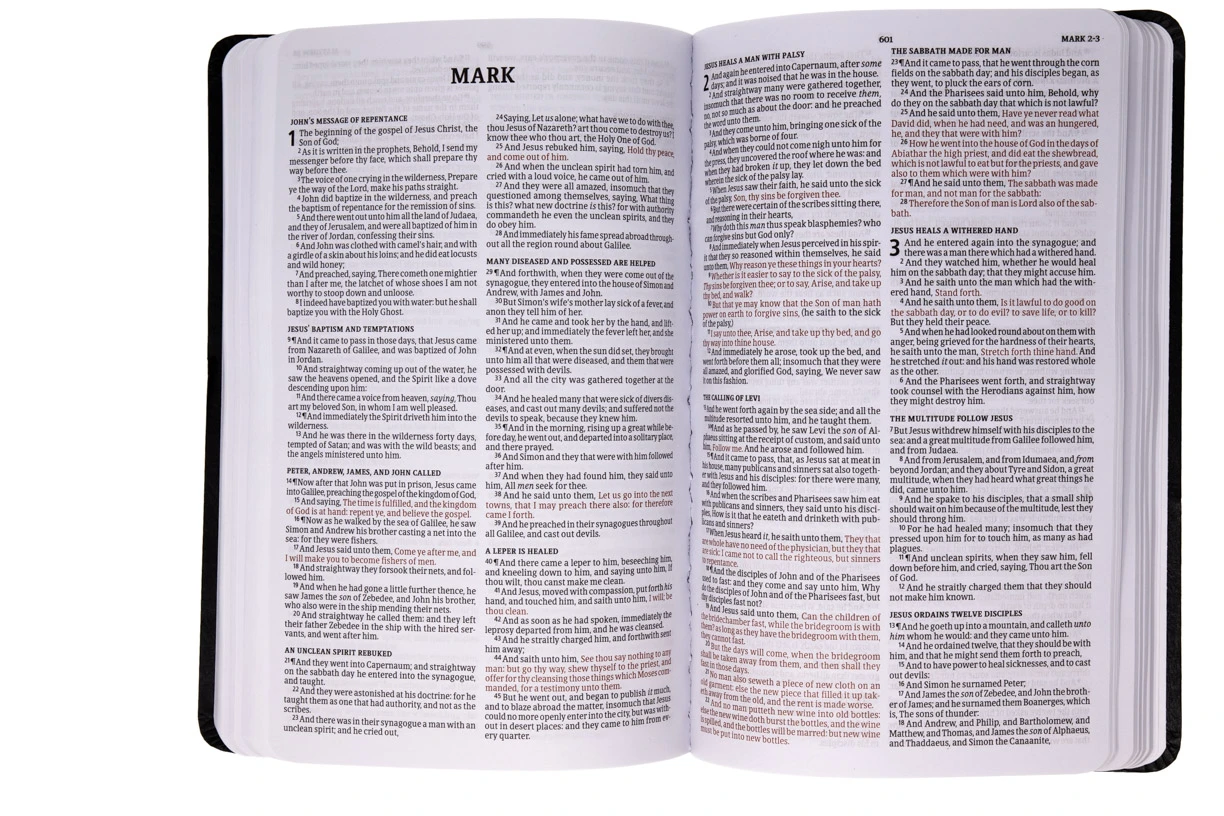 Holman Bible Publishers KJV Holman Gift And Award Bible-Black Imitation Leather 5 Holman Bible Publishers KJV Holman Gift And Award Bible-Black Imitation Leather - Image 3