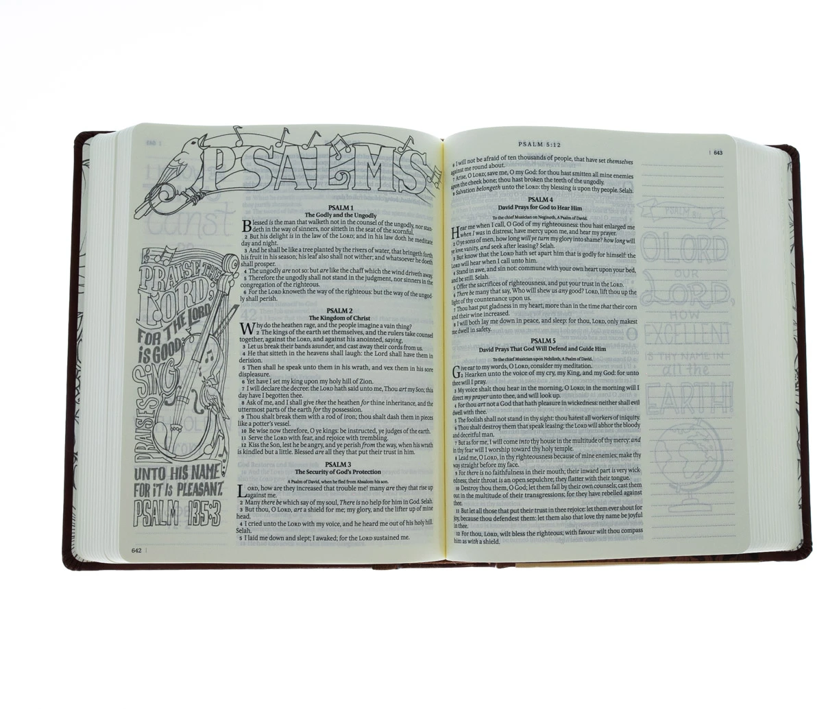 Christian Art Gifts KJV Brown Faux Leather Hardcover My Creative Bible 6 Christian Art Gifts KJV Brown Faux Leather Hardcover My Creative Bible - Image 4