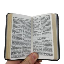 Thomas Nelson KJV -Vest Pocket New Testament & Psalms Leather-flex -SHOPtheWORD store 100 0040 2