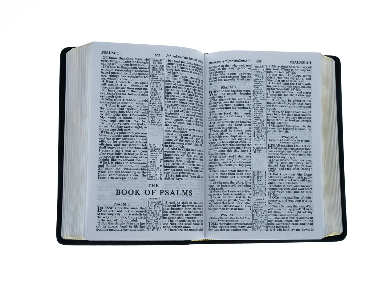 KJV Bible Heritage Reference Black Bonded Leather 4 KJV Bible Heritage Reference Black Bonded Leather - Image 3