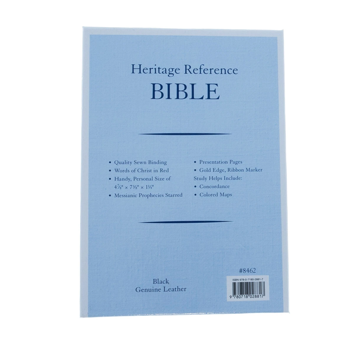 KJV Heritage Black Reference Bible -Genuine Leather 4 KJV Heritage Black Reference Bible -Genuine Leather - Image 2
