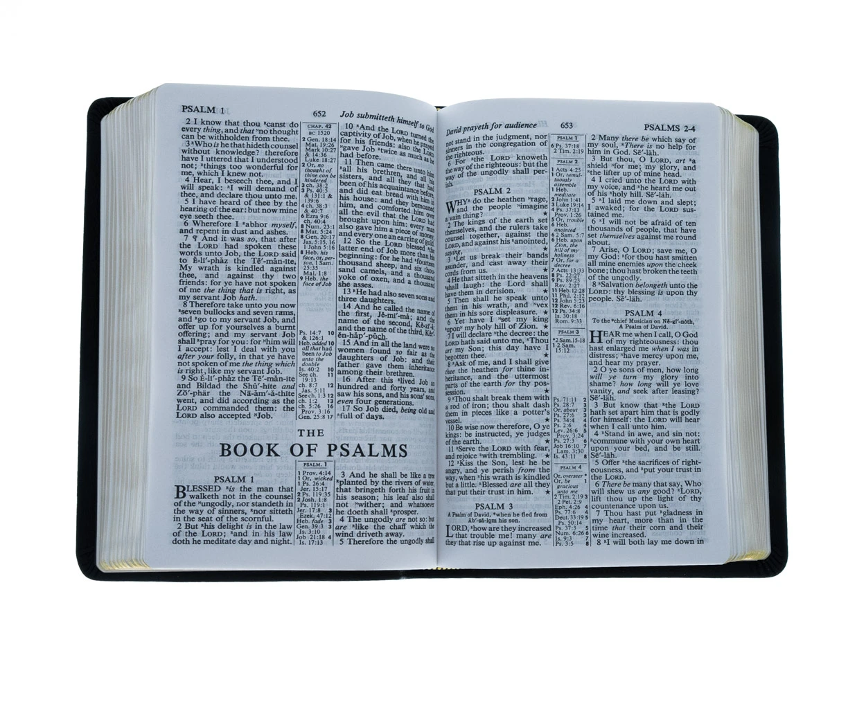 KJV Heritage Black Reference Bible -Genuine Leather 5 KJV Heritage Black Reference Bible -Genuine Leather - Image 3
