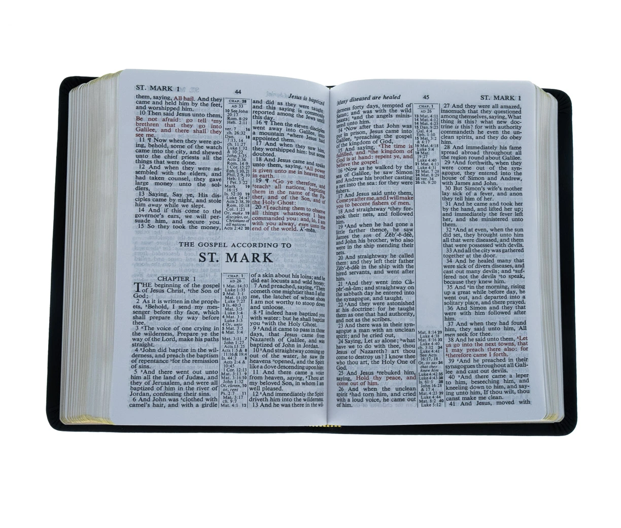 KJV Heritage Black Reference Bible -Genuine Leather 6 KJV Heritage Black Reference Bible -Genuine Leather - Image 4