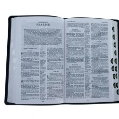 Thomas Nelson KJV, Thinline Reference Bible, Bonded Leather, Black, Indexed, Red -SHOPtheWORD store 100 0183 3