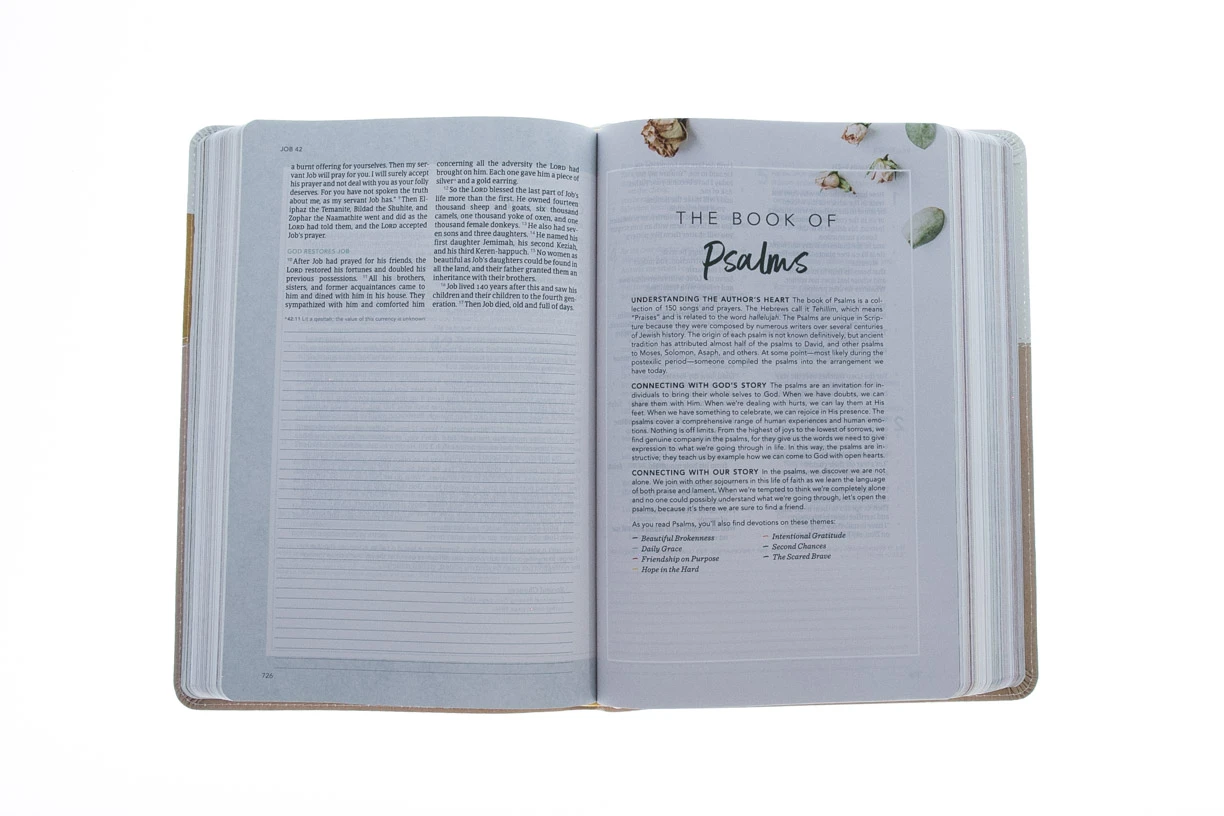 CSB (in)courage Devotional Bible, Desert/Mustard/Alabaster LeatherTouch 5 CSB (in)courage Devotional Bible, Desert/Mustard/Alabaster LeatherTouch - Image 3