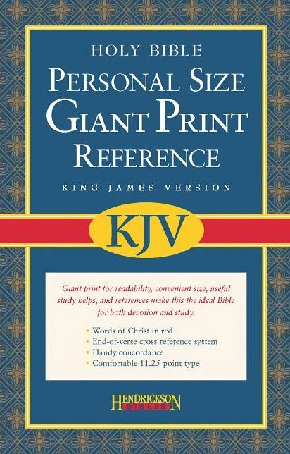 KJV Personal Size Giant Print Reference KJV Personal Size Giant Print Reference -SHOPtheWORD store 200 0325 0