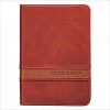 KJV Brown Faux Leather Large Print Compact