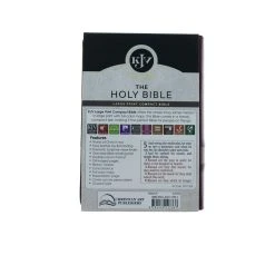 KJV Brown Faux Leather Large Print Compact 13 KJV Brown Faux Leather Large Print Compact -SHOPtheWORD store 200 0327 5