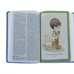 Thomas Nelson ICB Precious Moments Bible, Leathersoft, Blue -SHOPtheWORD store 200 0379 5