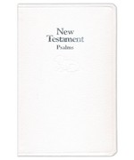 Holman Bible Publishers KJV Baby’s New Testament With Psalms, White Imitation Leather