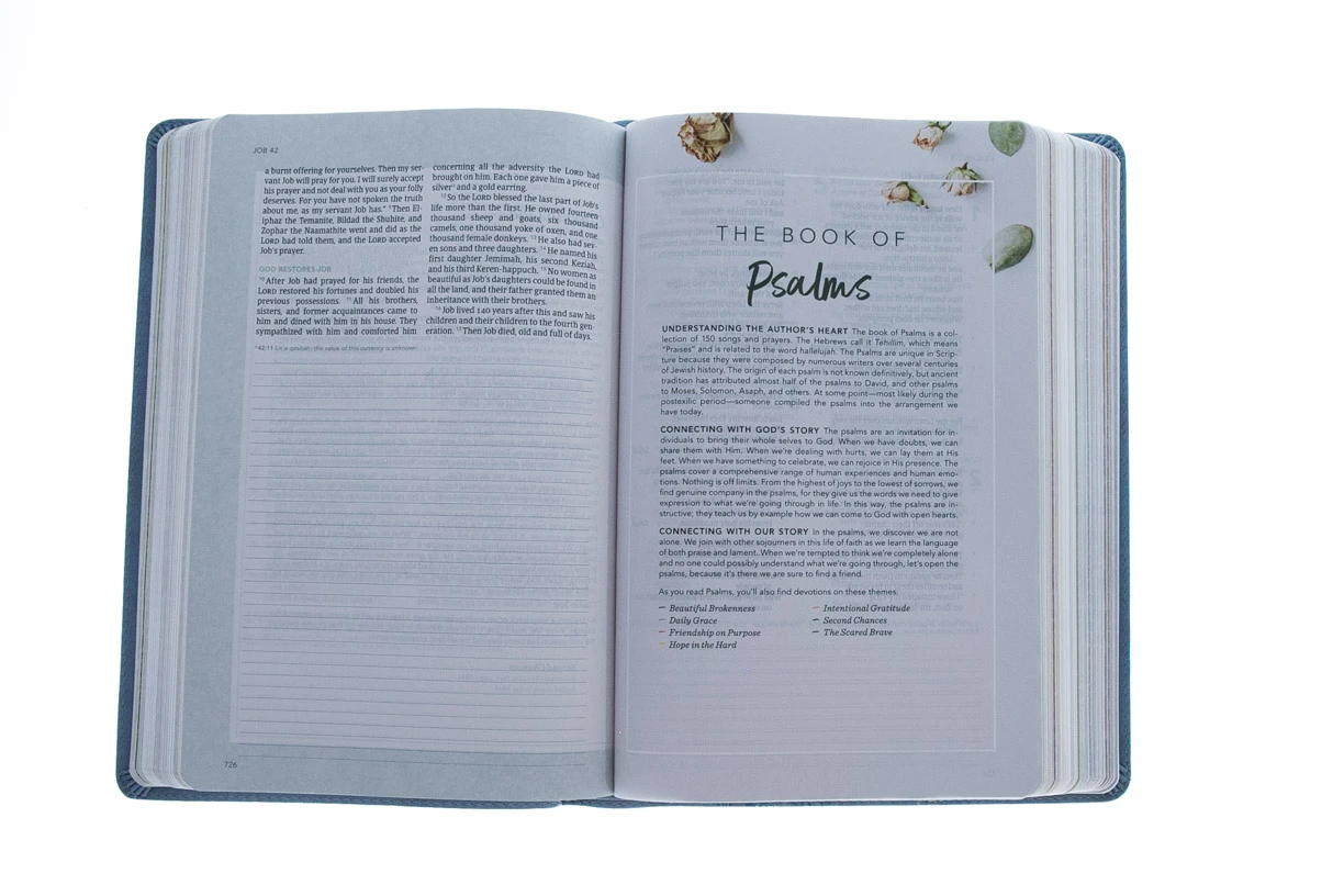 CSB (In)Courage Devotional Bible-Blue LeatherTouch CSB (In)Courage Devotional Bible-Blue LeatherTouch -SHOPtheWORD store 200 0518 2