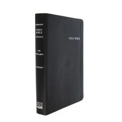 CEB Thinline Bible W/Apocrypha-Black DecoTone -SHOPtheWORD store 200 0540 5