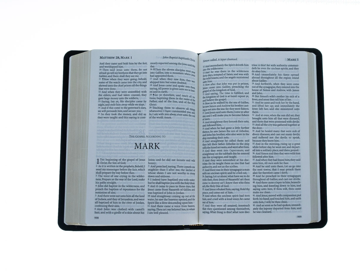 KJV Windsor Text Bible-Black Calfskin Leather 7 KJV Windsor Text Bible-Black Calfskin Leather - Image 5