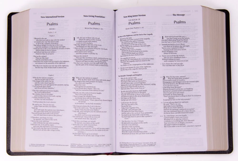 Parallel Side-By-Side Bible NIV/NKJV/NLT/MS 4 Parallel Side-By-Side Bible NIV/NKJV/NLT/MS - Image 3