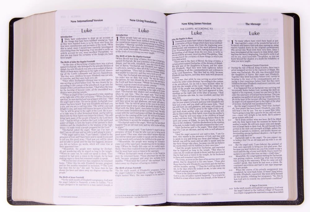 Parallel Side-By-Side Bible NIV/NKJV/NLT/MS 5 Parallel Side-By-Side Bible NIV/NKJV/NLT/MS - Image 4