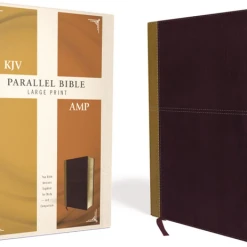 Zondervan KJV, Amplified, Parallel Bible, Large Print, Leathersoft, Tan/Burgundy 10 Zondervan KJV, Amplified, Parallel Bible, Large Print, Leathersoft, Tan/Burgundy -SHOPtheWORD store 202 0047 2