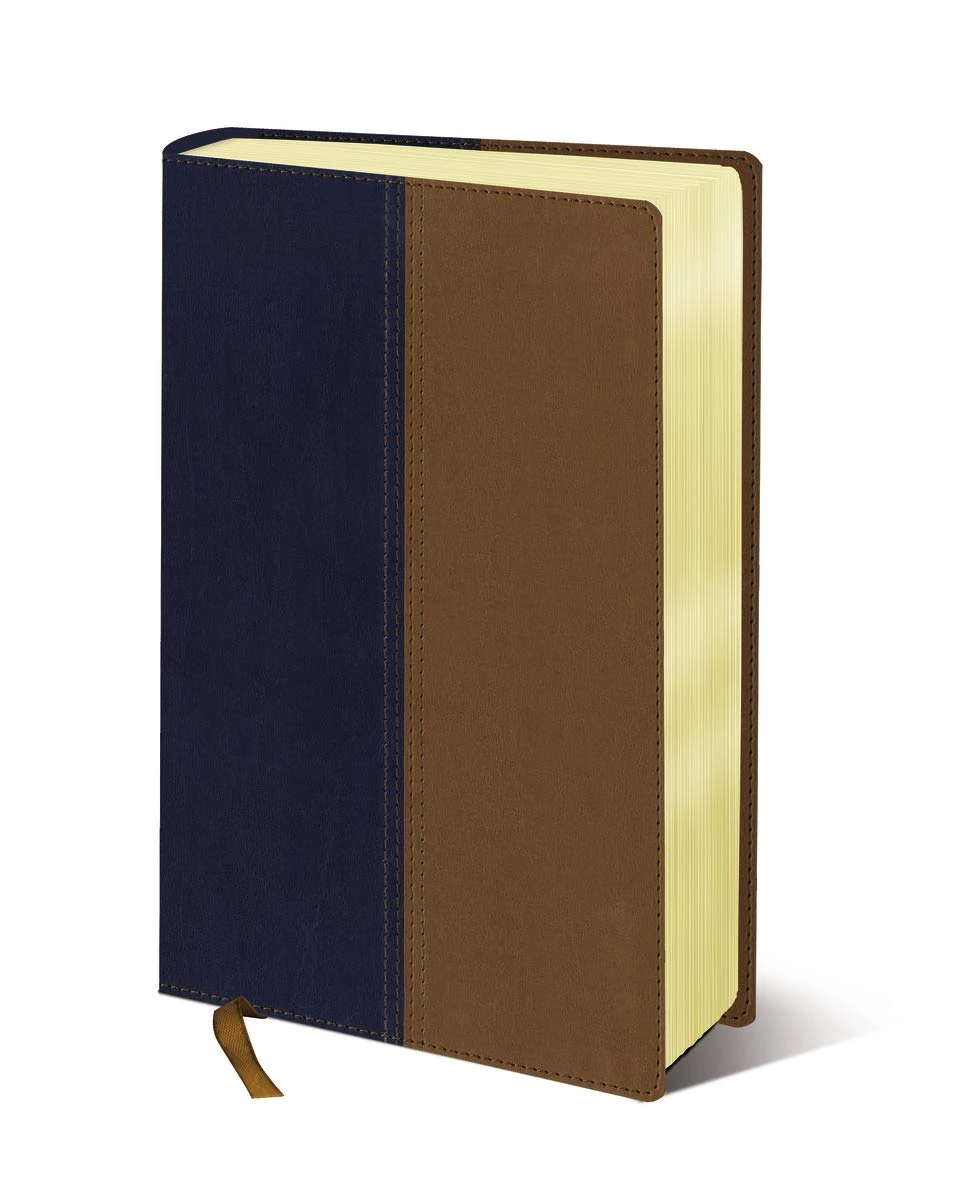 Zondervan NIV & KJV Side-By-Side Bible/Large Print-Navy/Tan Duo-Tone 3 Zondervan NIV & KJV Side-By-Side Bible/Large Print-Navy/Tan Duo-Tone