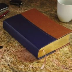 Zondervan NIV & KJV Side-By-Side Bible/Large Print-Navy/Tan Duo-Tone 10 Zondervan NIV & KJV Side-By-Side Bible/Large Print-Navy/Tan Duo-Tone -SHOPtheWORD store 202 0049 2