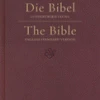 Crossway ESV German/English Parallel Bible-Dark Red Hardcover