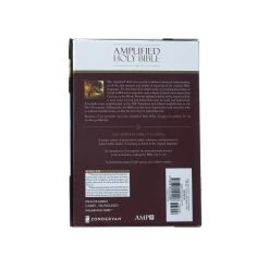 Zondervan Amplified Holy Bible, Compact, Imitation Leather, Tan/Burgundy -SHOPtheWORD store 203 0010 5