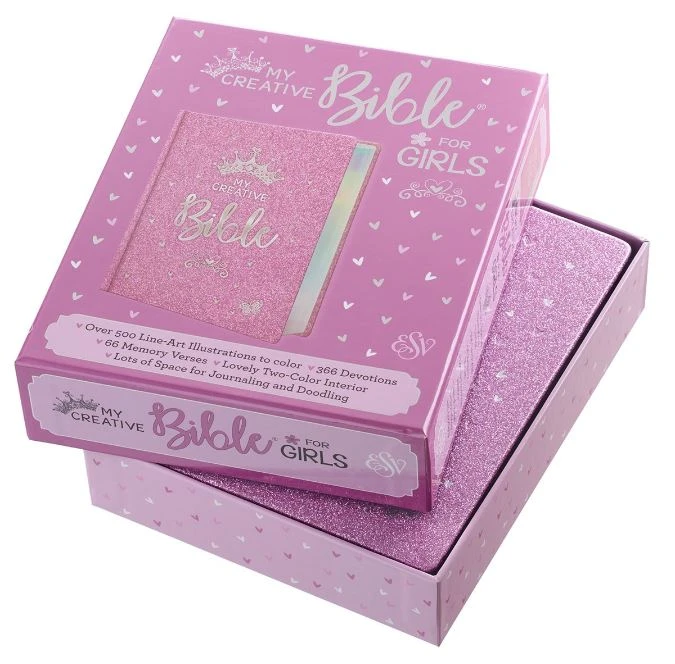 Christian Art Gifts My Creative Bible Purple Glitter Hardcover 8 Christian Art Gifts My Creative Bible Purple Glitter Hardcover - Image 6