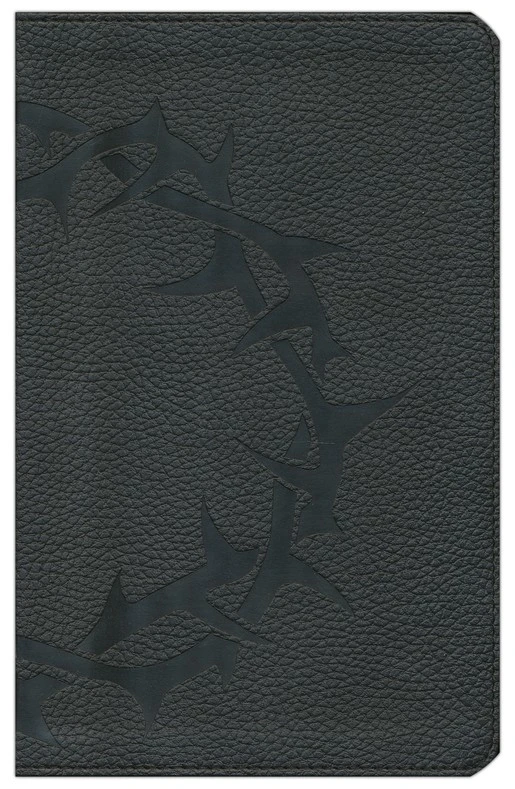 ESV Thinline Bible-Charcoal Crown TruTone Imitation Leather ESV Thinline Bible-Charcoal Crown TruTone Imitation Leather -SHOPtheWORD store 204 0135 0 2