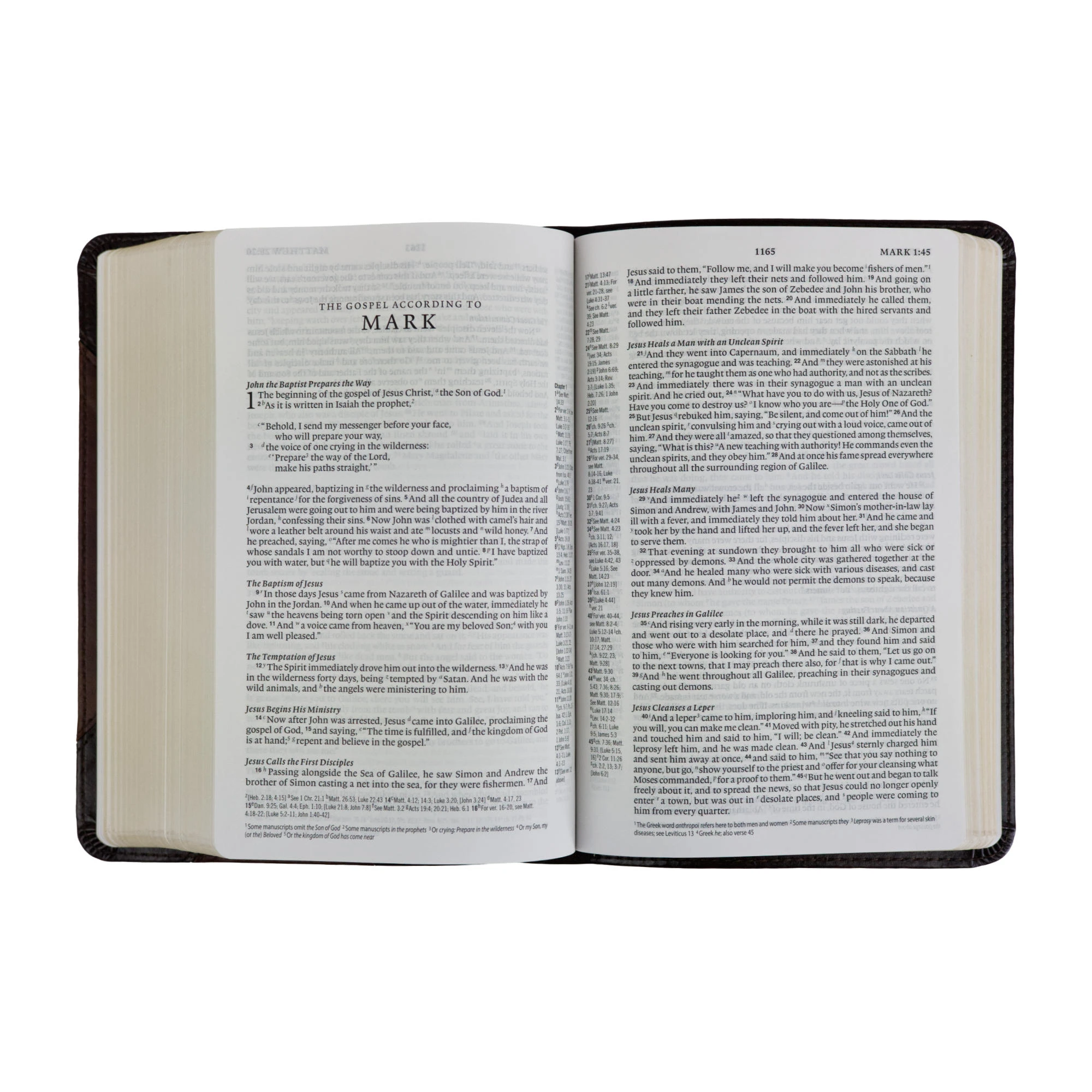 Audience: Men, Teen, Women ESV Personal Reference Bible Trutone, Brown/Walnut, Portfolio Design) 4 Audience: Men, Teen, Women ESV Personal Reference Bible Trutone, Brown/Walnut, Portfolio Design) - Image 2