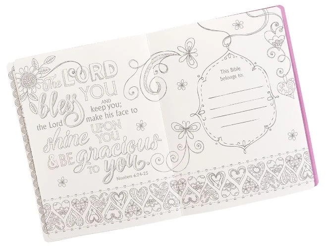 Audience: Girls ESV Pink Floral My Creative Journalling Bible For Girls 5 Audience: Girls ESV Pink Floral My Creative Journalling Bible For Girls - Image 3