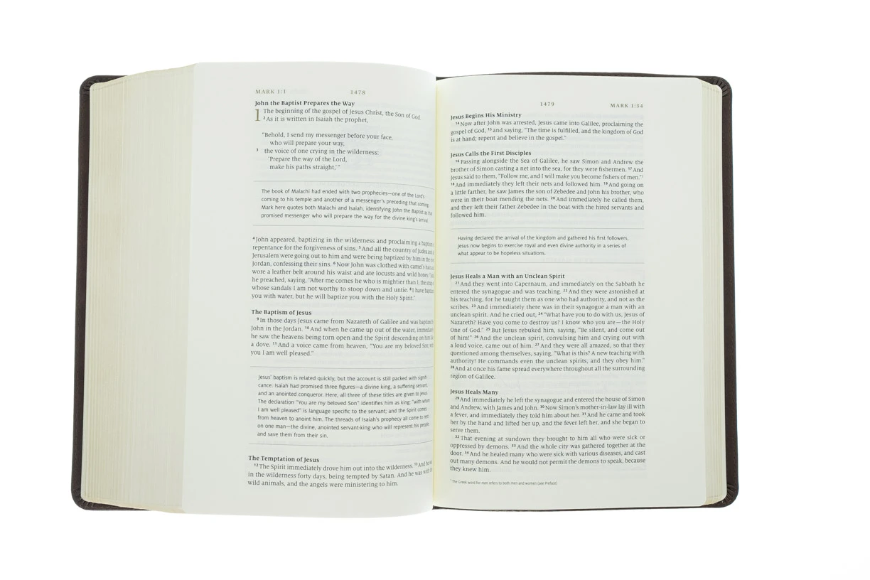 Crossway ESV Story Of Redemption Bible: Brown, TruTone 7 Crossway ESV Story Of Redemption Bible: Brown, TruTone - Image 5