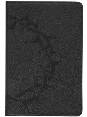 ESV Compact Bible -TruTone, Charcoal, Crown Design 3 ESV Compact Bible -TruTone, Charcoal, Crown Design