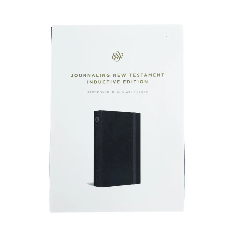 Crossway ESV Journaling New Testament -Black Hardcover W/Strap 4 Crossway ESV Journaling New Testament -Black Hardcover W/Strap - Image 2