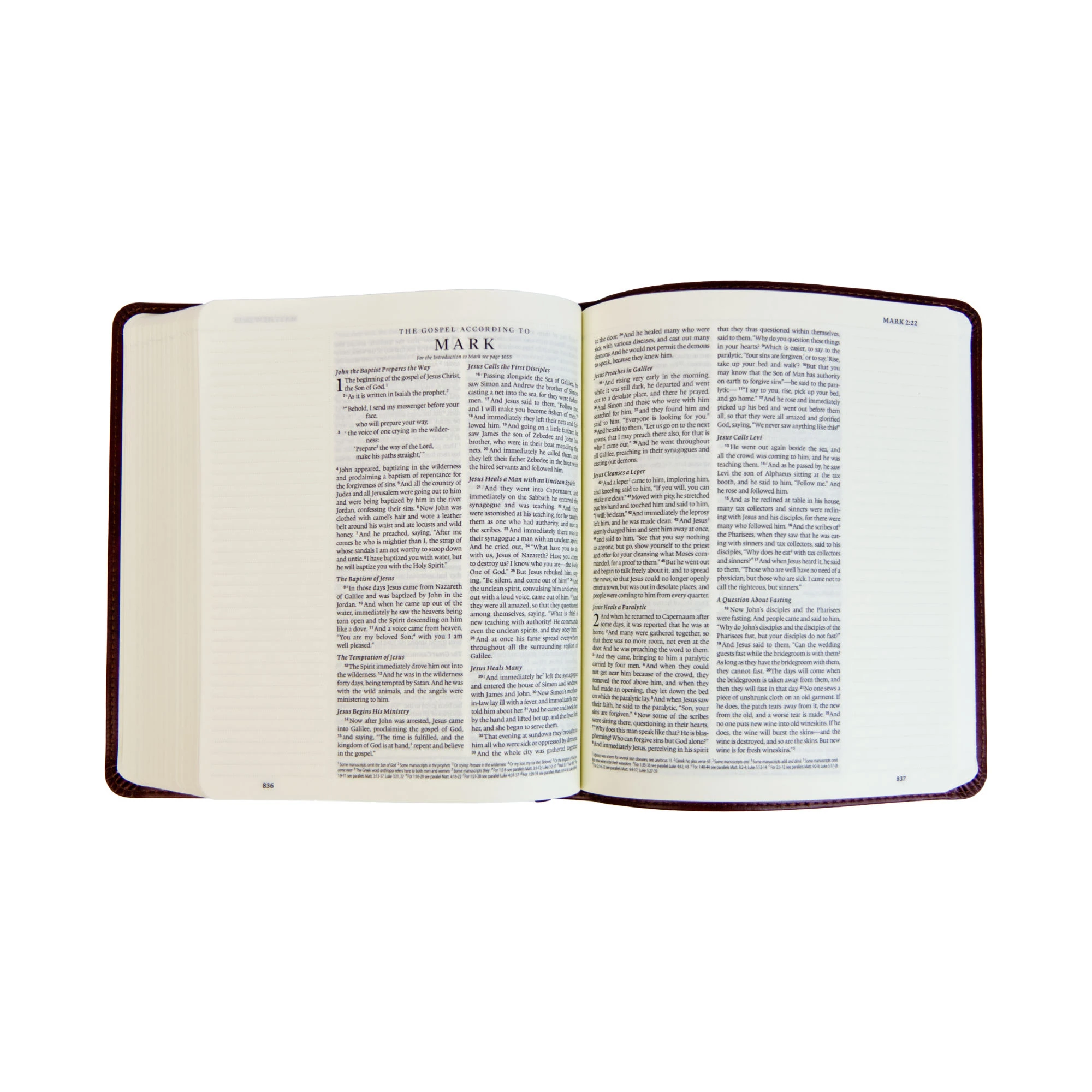 Crossway ESV Journaling Bible-Brown Mosaic Cross Design TruTone 5 Crossway ESV Journaling Bible-Brown Mosaic Cross Design TruTone - Image 3