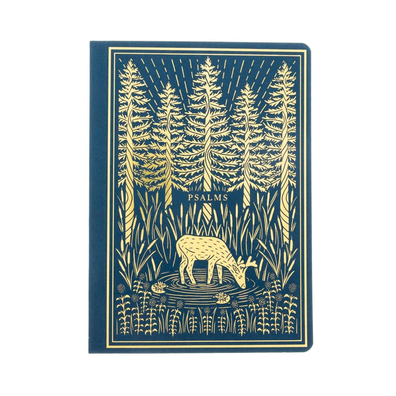 ESV Illuminated Scripture Journal: Psalms-Blue Softcover Crossway ESV Illuminated Scripture Journal: Psalms-Blue Softcover -SHOPtheWORD store 204 0476 1