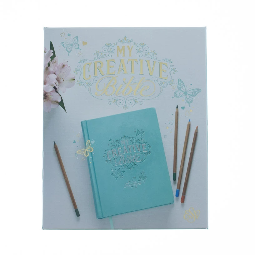 Christian Art Gifts ESV My Creative Bible For Girls Teal Butterfly 4 Christian Art Gifts ESV My Creative Bible For Girls Teal Butterfly - Image 2