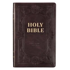 Christian Art Gifts KJV Gift Edition Bible Dark Brown W/ Thumb Index