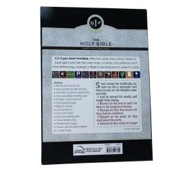 Christian Art Gifts KJV Super Giant Print Lux-Leather Burgundy -SHOPtheWORD store 206 0006 3 1