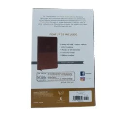 Thomas Nelson KJV Thinline Bible, Standard Print, Imitation Leather, Brown, -SHOPtheWORD store 206 0059 5 1