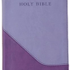 KJV Personal Size Giant Print Reference Bible -Lilac/Violet Flexisoft Leather