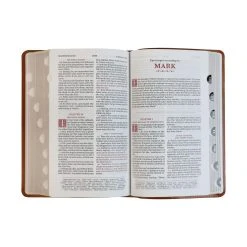 Thomas Nelson KJV Personal Size Reference Brown Leathersoft Indexed -SHOPtheWORD store 206 0091 3