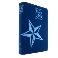 Zondervan KJV Kids Study Bible-Galaxy Blue Leather-Look