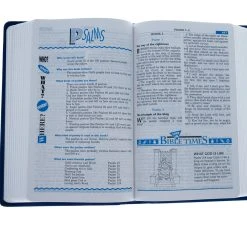 Zondervan KJV Kids Study Bible-Galaxy Blue Leather-Look -SHOPtheWORD store 206 0145 3