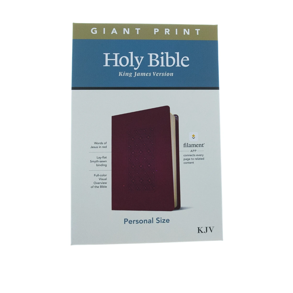Tyndale House Publishing KJV Personal Size Giant Print Bible, Filament Enabled Edition 4 Tyndale House Publishing KJV Personal Size Giant Print Bible, Filament Enabled Edition - Image 2