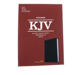 Holman Bible Publishers KJV Super Giant Print Reference Bible, Black Genuine Leather 9 Holman Bible Publishers KJV Super Giant Print Reference Bible, Black Genuine Leather -SHOPtheWORD store 206 0234 1