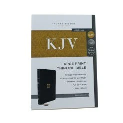 Thomas Nelson KJV Thinline Bible, Large Print, Black Leathersoft 9 Thomas Nelson KJV Thinline Bible, Large Print, Black Leathersoft -SHOPtheWORD store 206 0277 1
