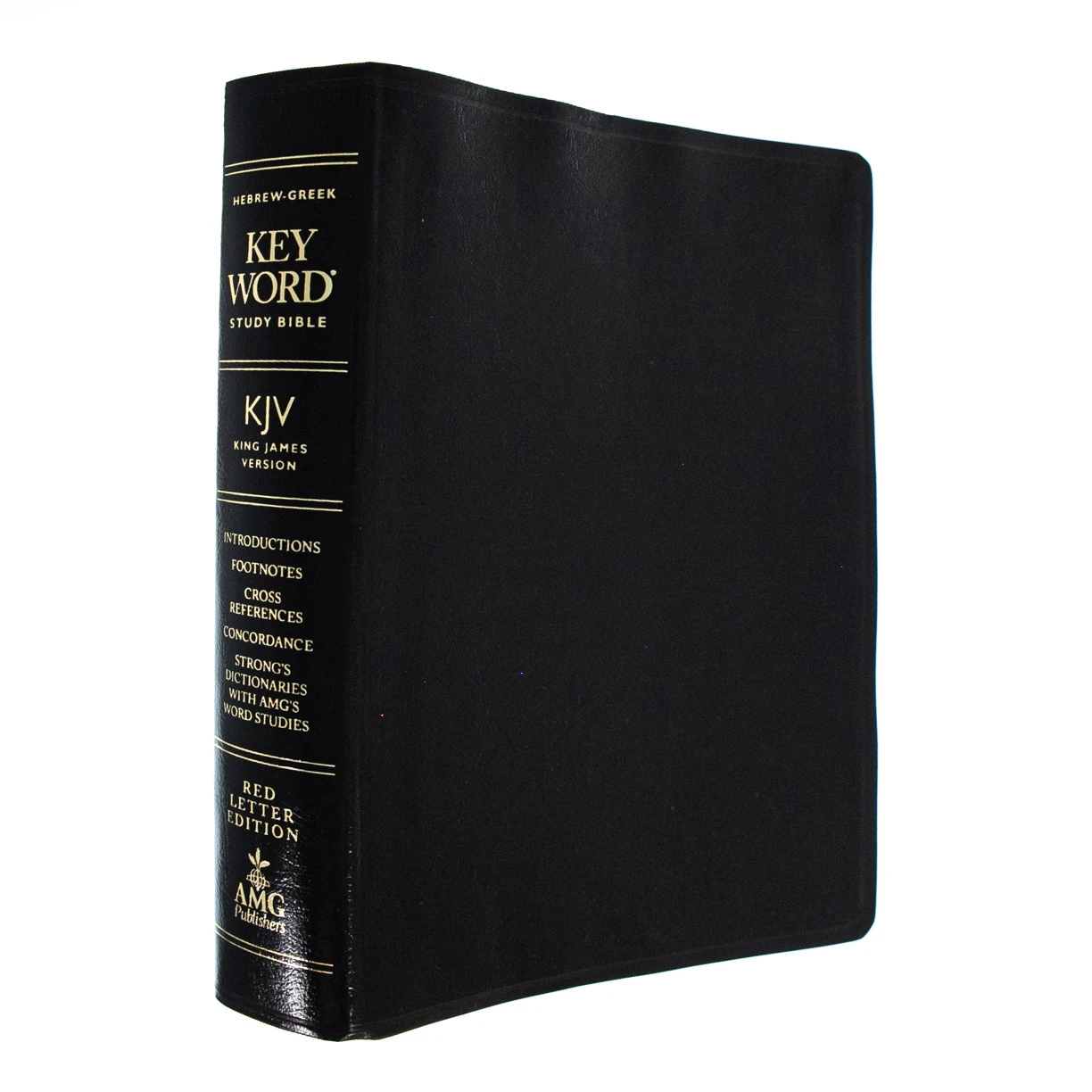 KJV Hebrew-Greek Key Word Study-Black Bonded Leather 3 KJV Hebrew-Greek Key Word Study-Black Bonded Leather