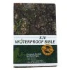 Audience: Boys, Men, Teen KJV Waterproof Bible-Camouflage –Tree Bark