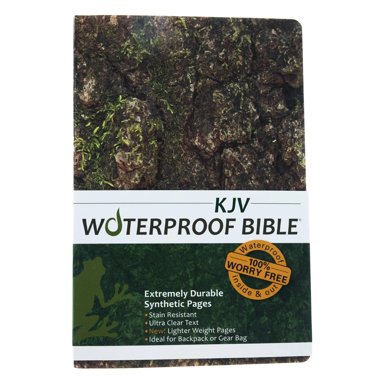 Audience: Boys, Men, Teen KJV Waterproof Bible-Camouflage –Tree Bark 3 Audience: Boys, Men, Teen KJV Waterproof Bible-Camouflage –Tree Bark